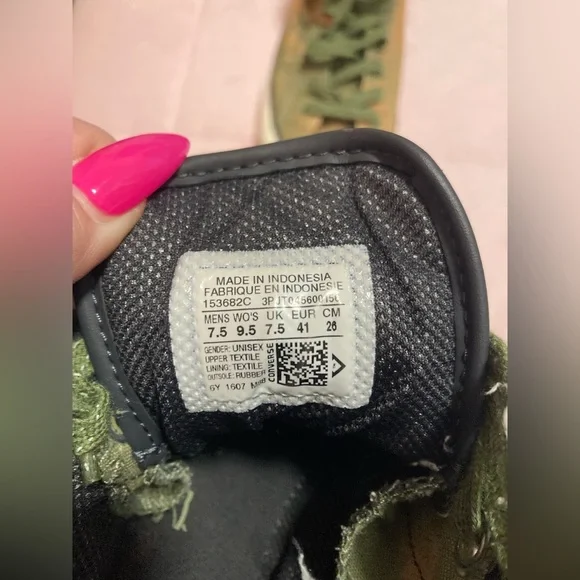 CTAS Counter Climate High Tops. 7.5M 9.5W. Green & Tan. Work boot style. - Picture 2 of 4